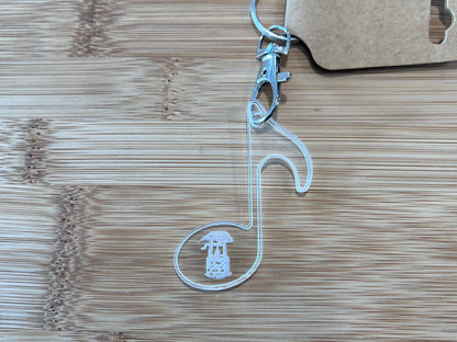 Acrylic Logo Keychain