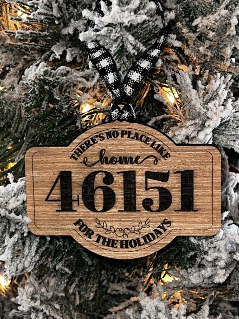 Custom Zip Code Ornament