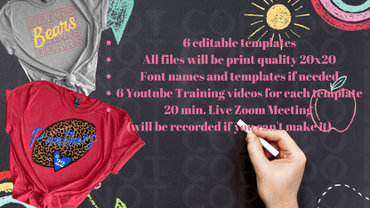 Mascot Canva Templates And Course Pre-Order- You Must Include Your Email.